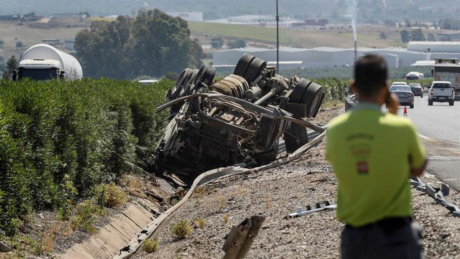 huevar accidente