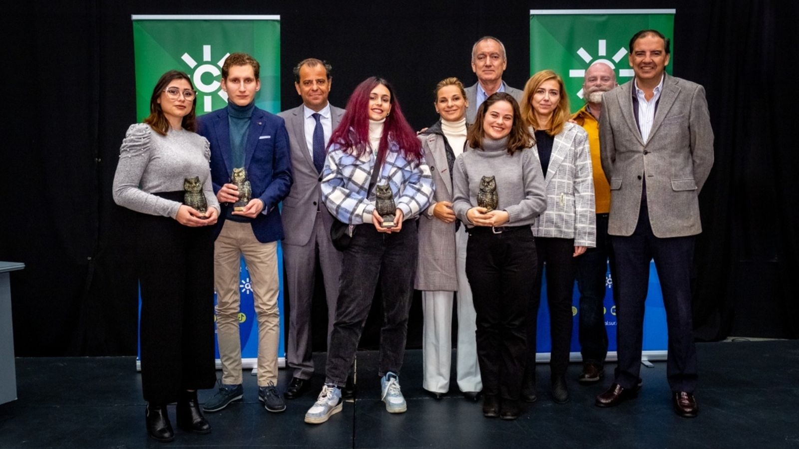 Premios Experiencia TV, foto familia, 7 febrero