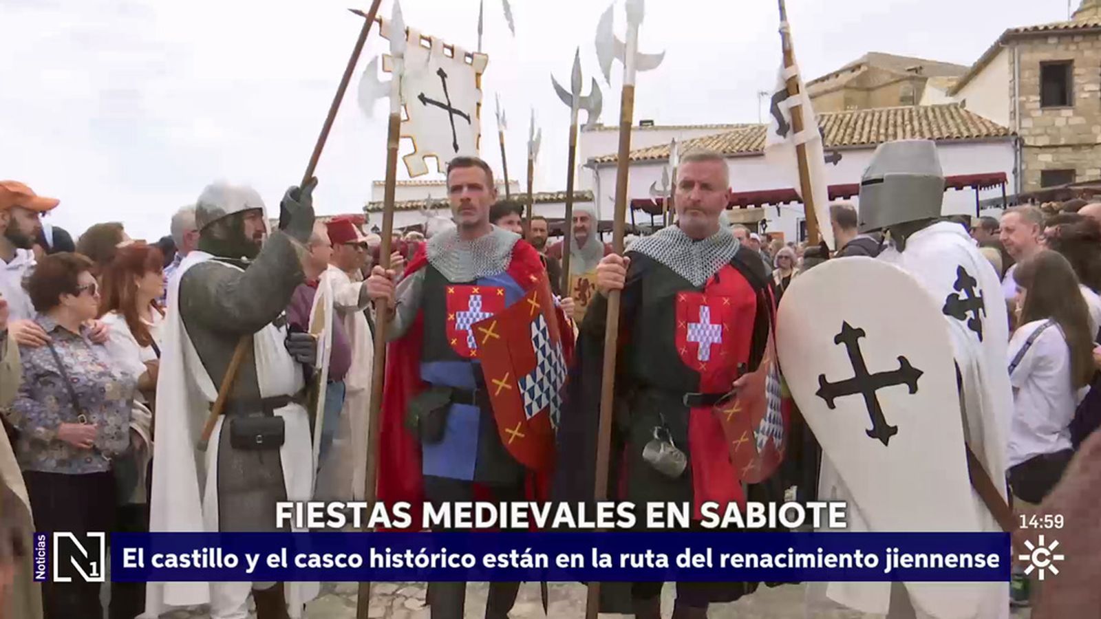 El castillo y el casco histórico de Sabiote reviven su pasado medieval