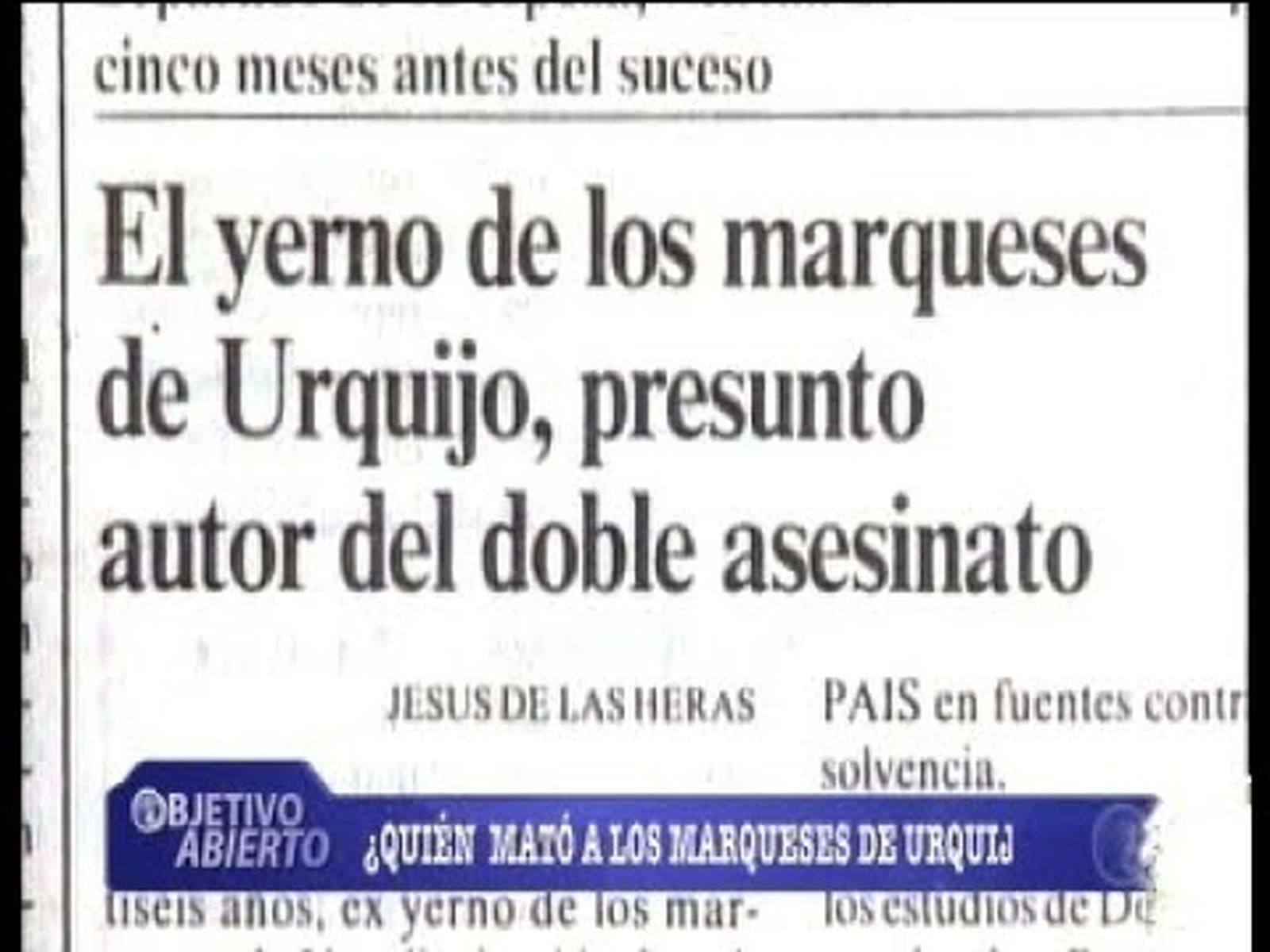 El crimen de los marqueses de Urquijo en 1980 | El Caso Urquijo