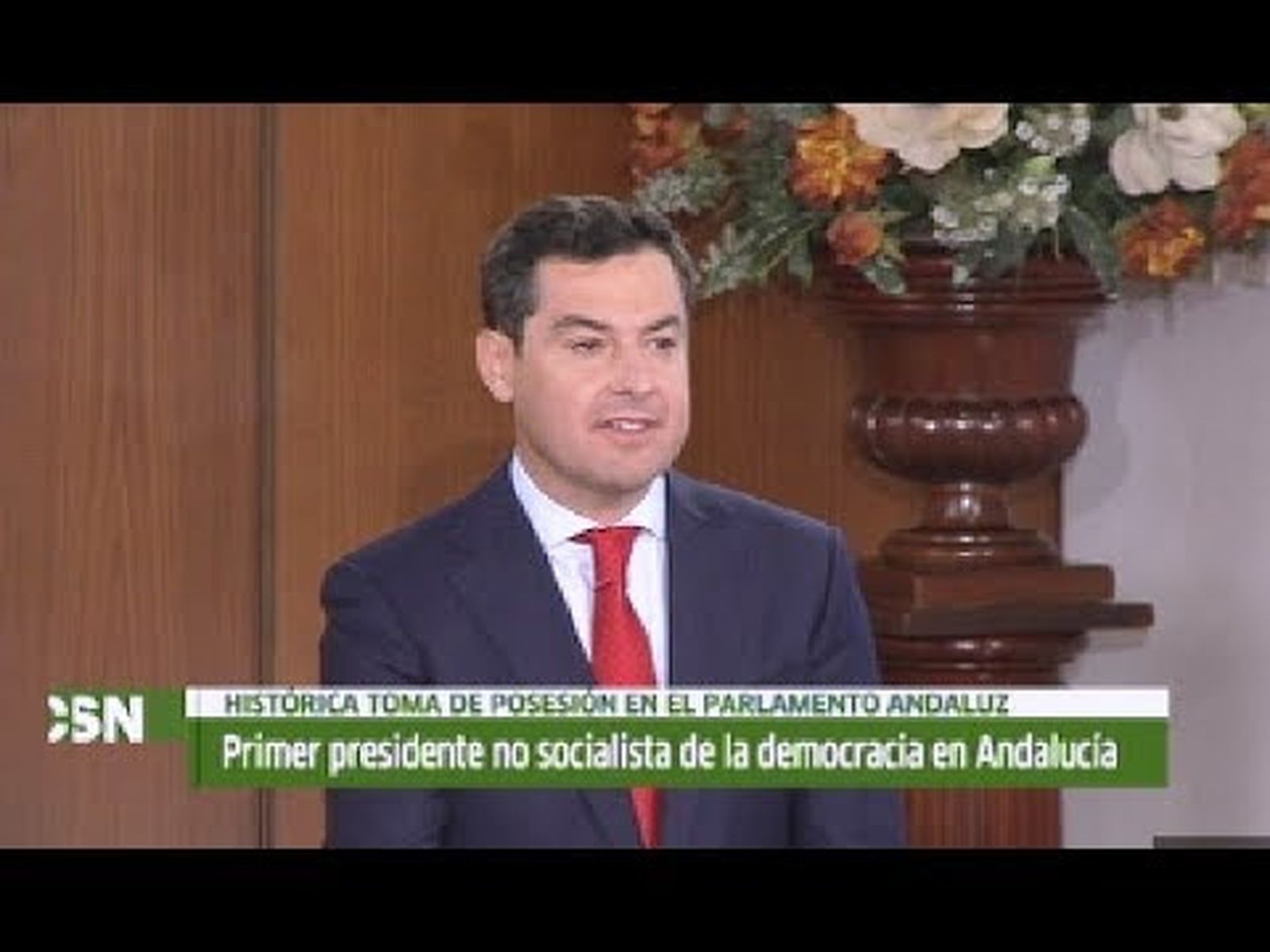Juan Manuel Moreno Bonilla, presidente de la Junta de Andalucía