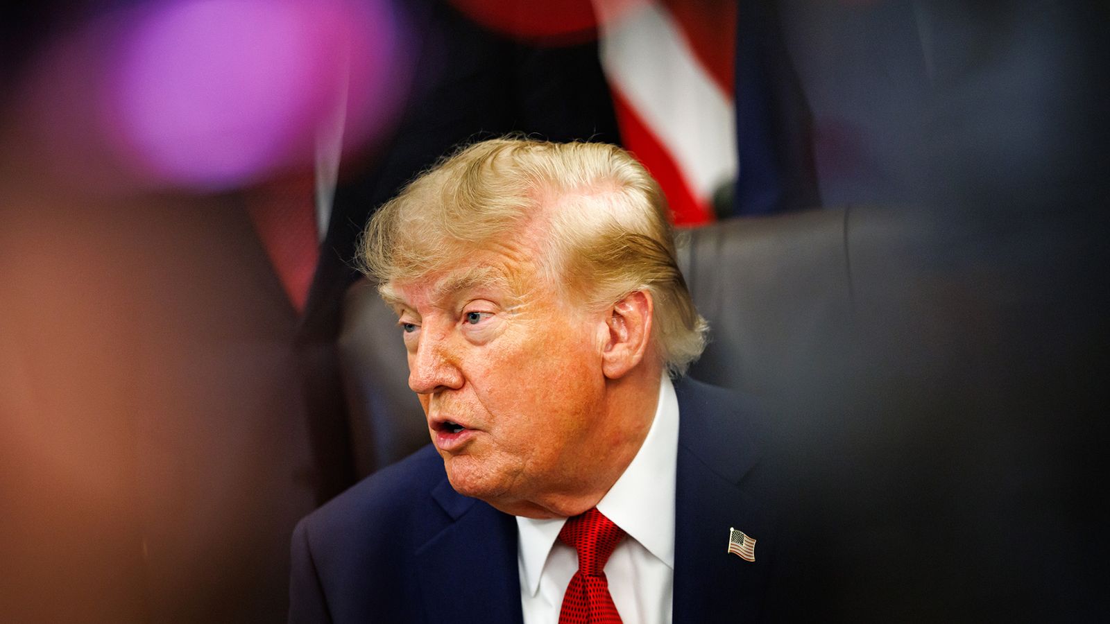 Donald Trump, presidente de los Estados Unidos.