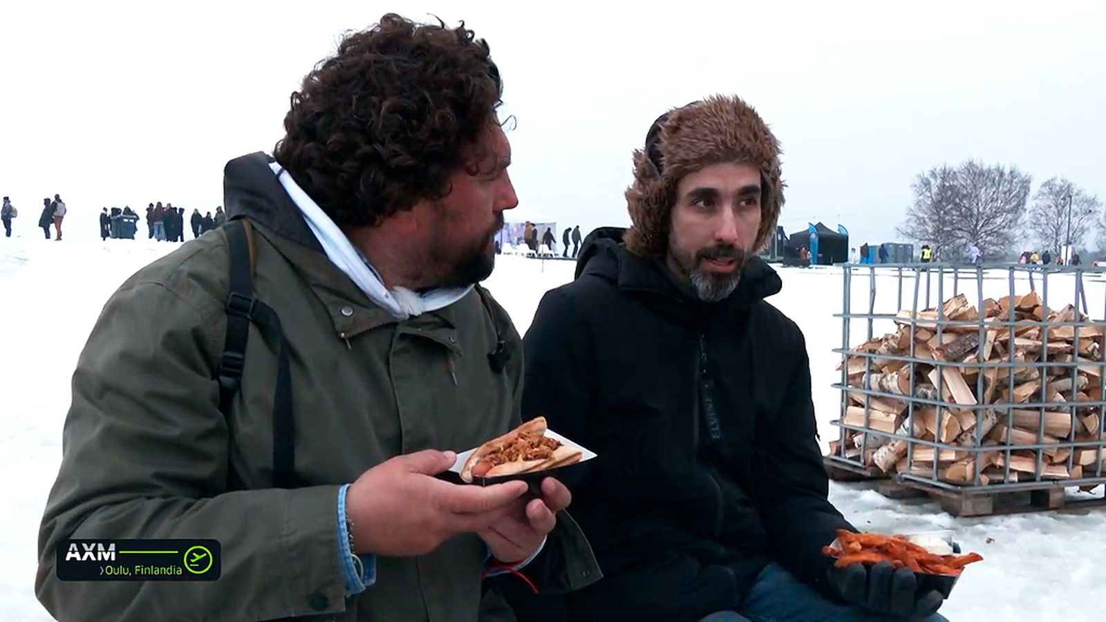 Manu y Juanmi en frozen people
