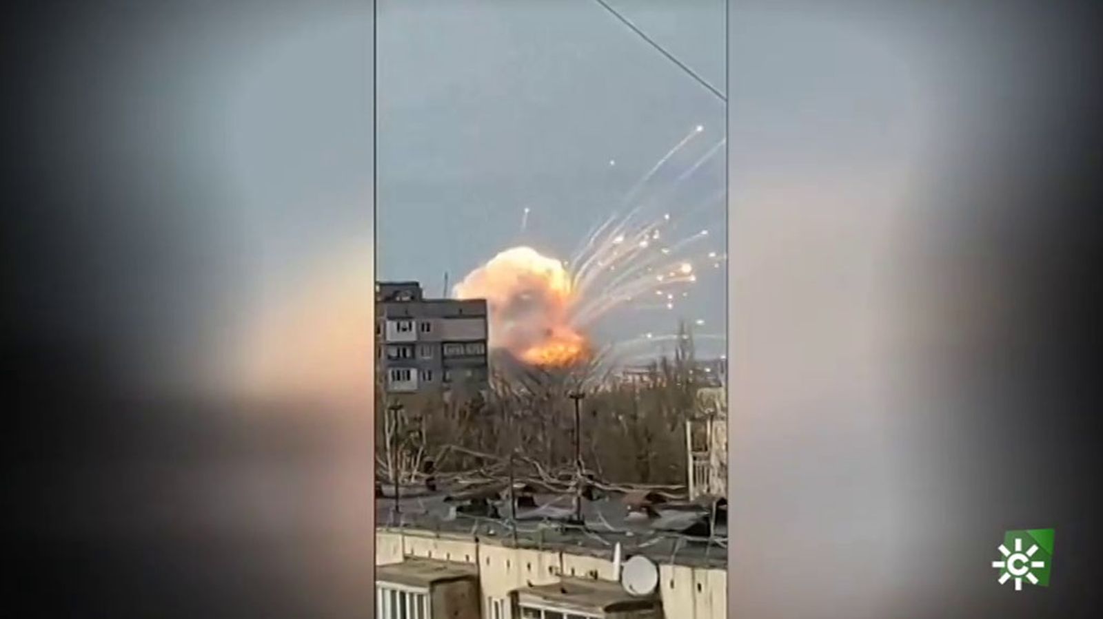 Bombas en Ucrania