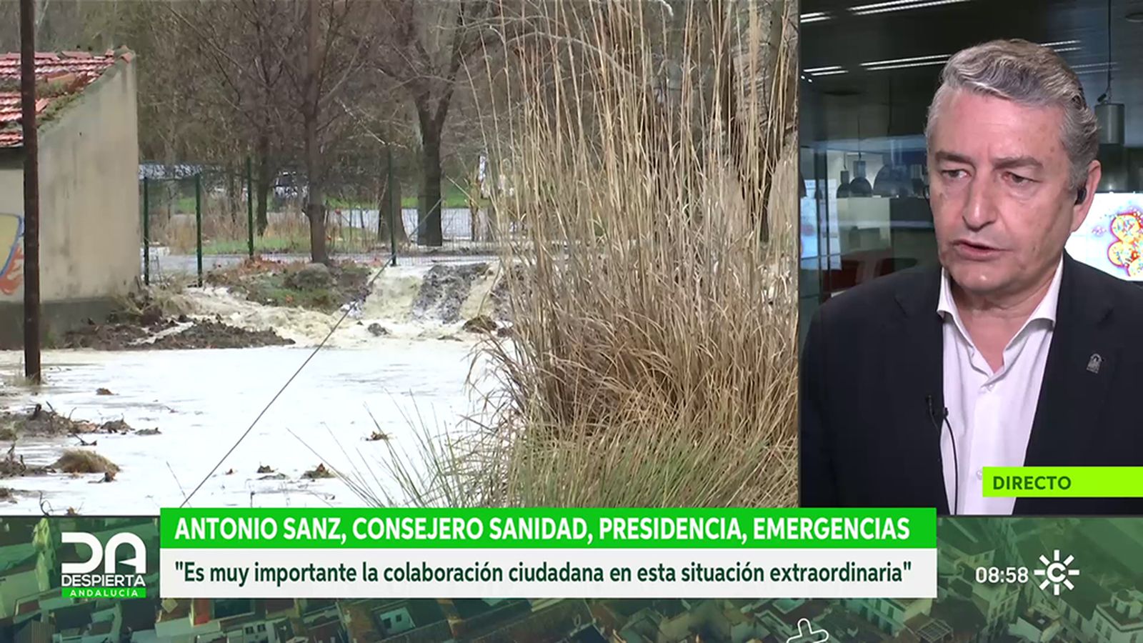 Antonio Sanz, consejero de Emergencias