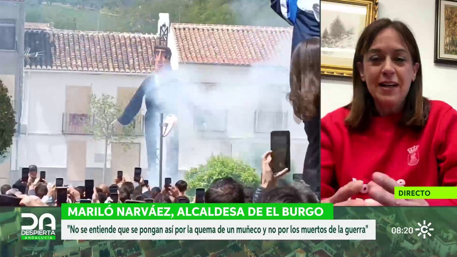 Mariló Narváez, alcaldesa de El Burgo