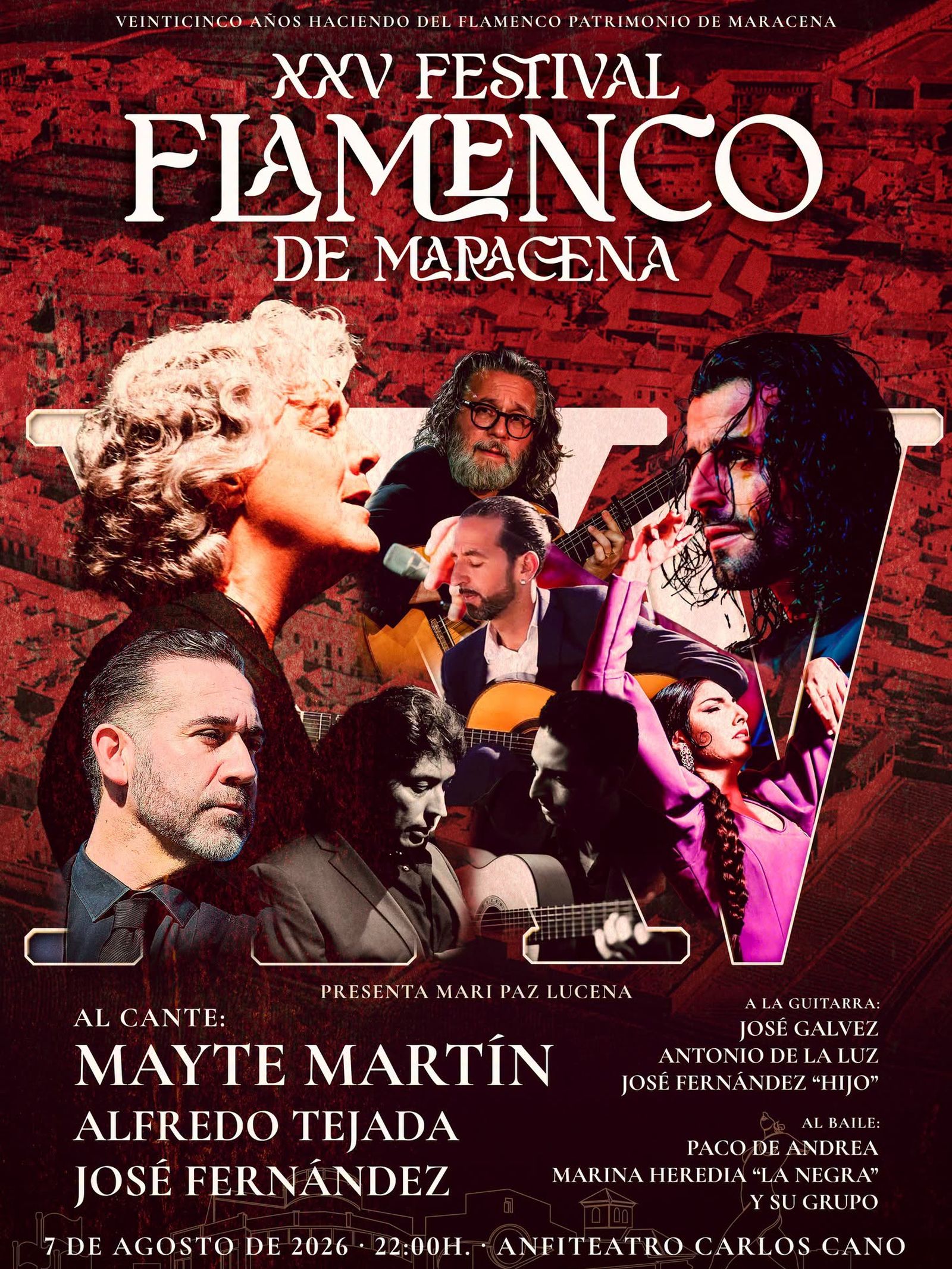Cartel Festibal Flamenco de Maracena (Granada)