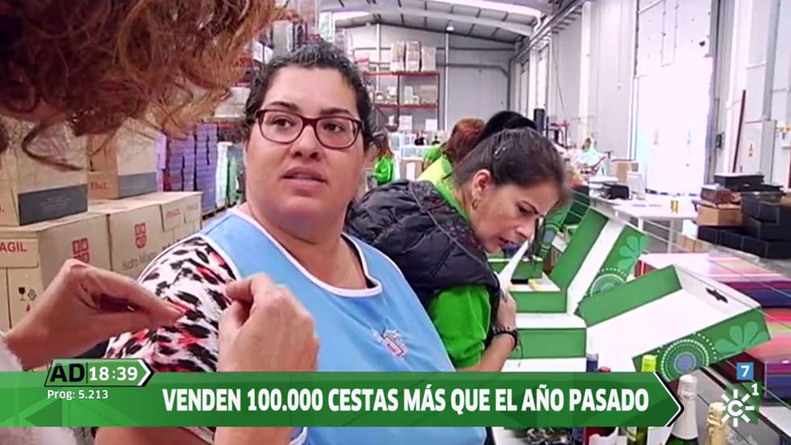 Andalucía directo noticia cestas de navidad
