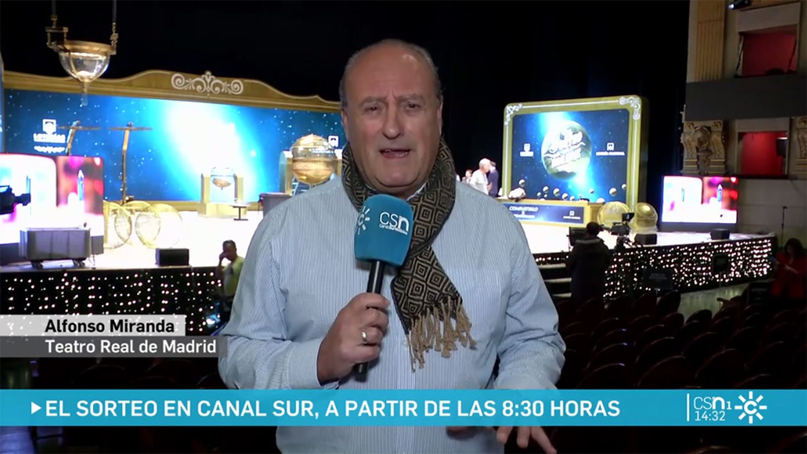Todo preparado en el Teatro Real de Madrid para el sorteo más esperado del año