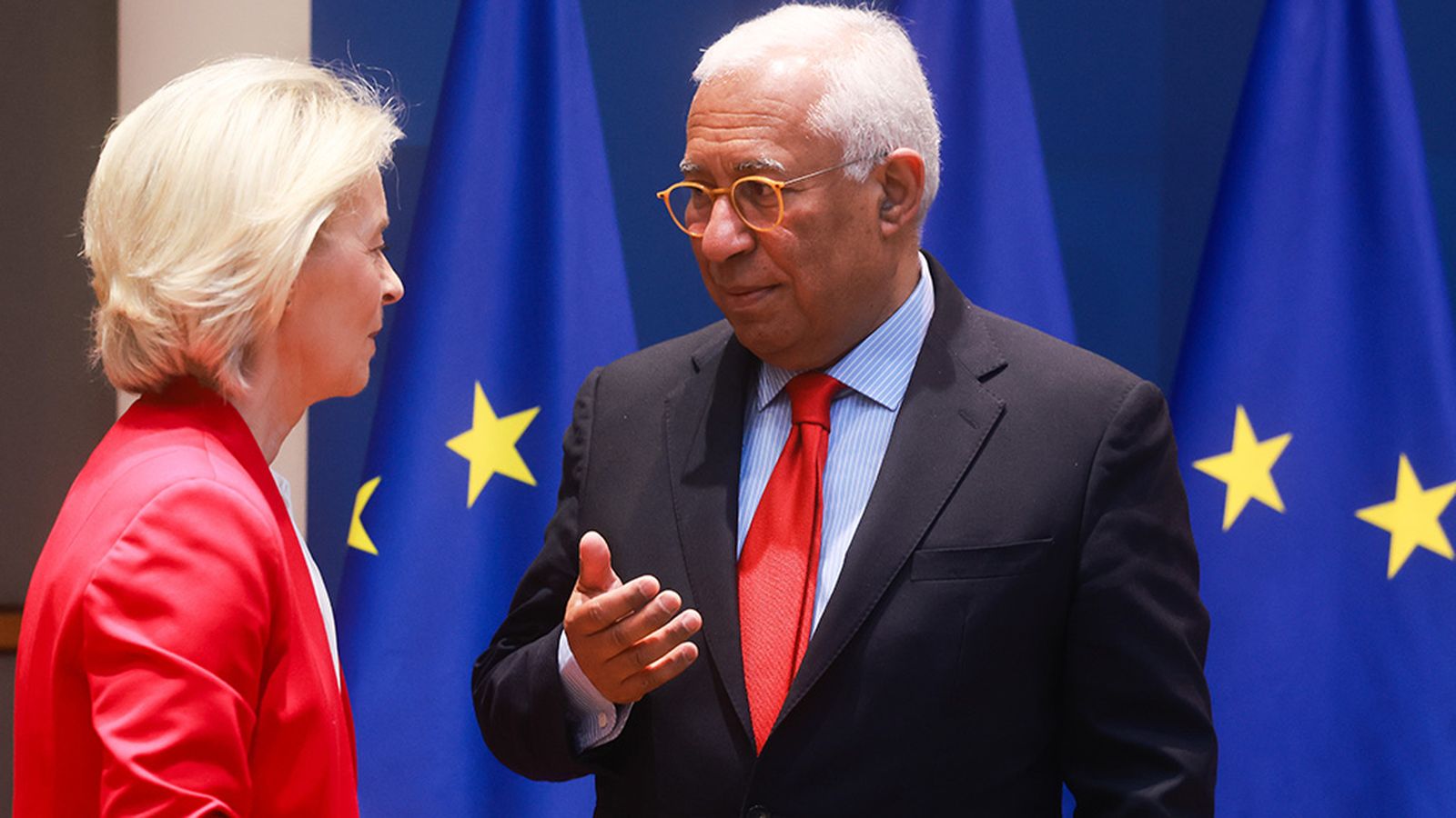 Vonder Leyen y Antonio costa