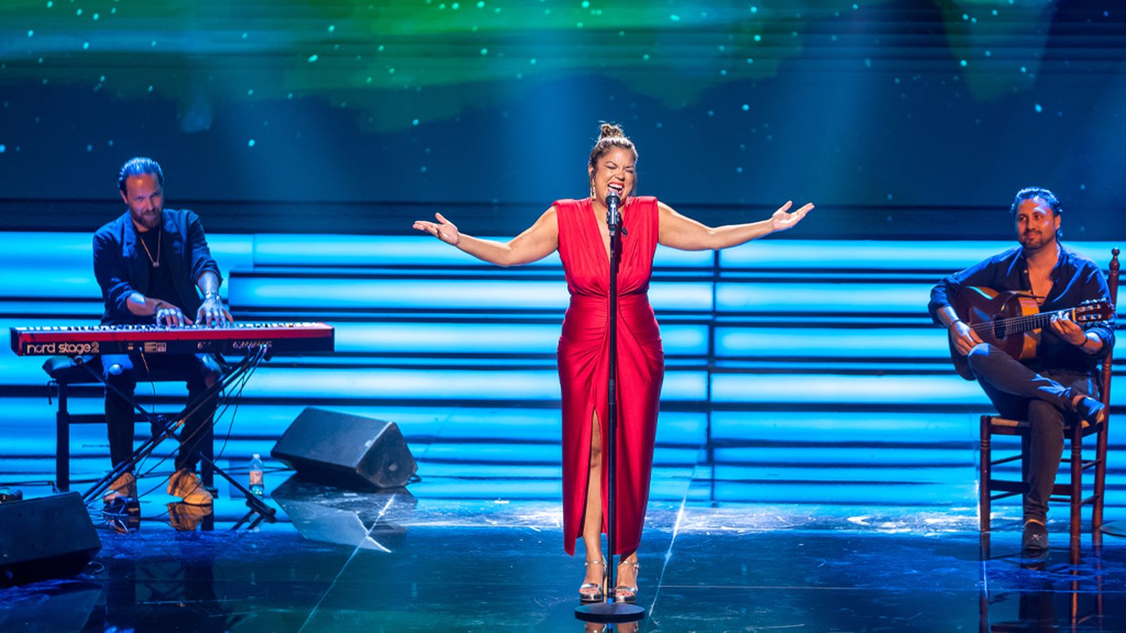 La Morcillera interpreta un bolero de Moncho Moreno que le da el pase a la final