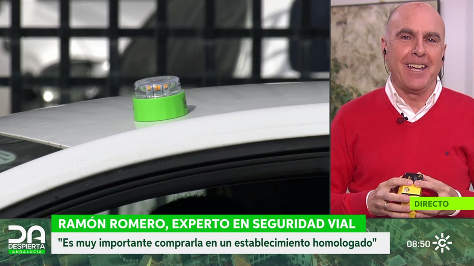 Experto seguridad vial sobre balizas