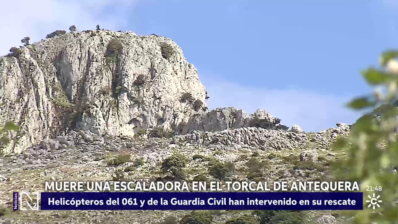 Muere una escaladora en el Torcal de Antequera