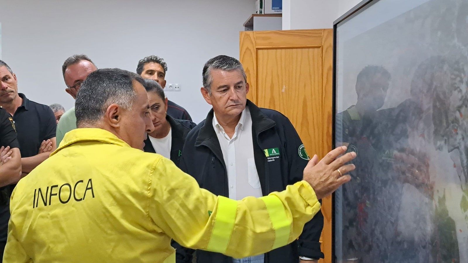 Antonio Sanz: 'El incendio de Los Gallardos ya no tiene prácticamente actividad'