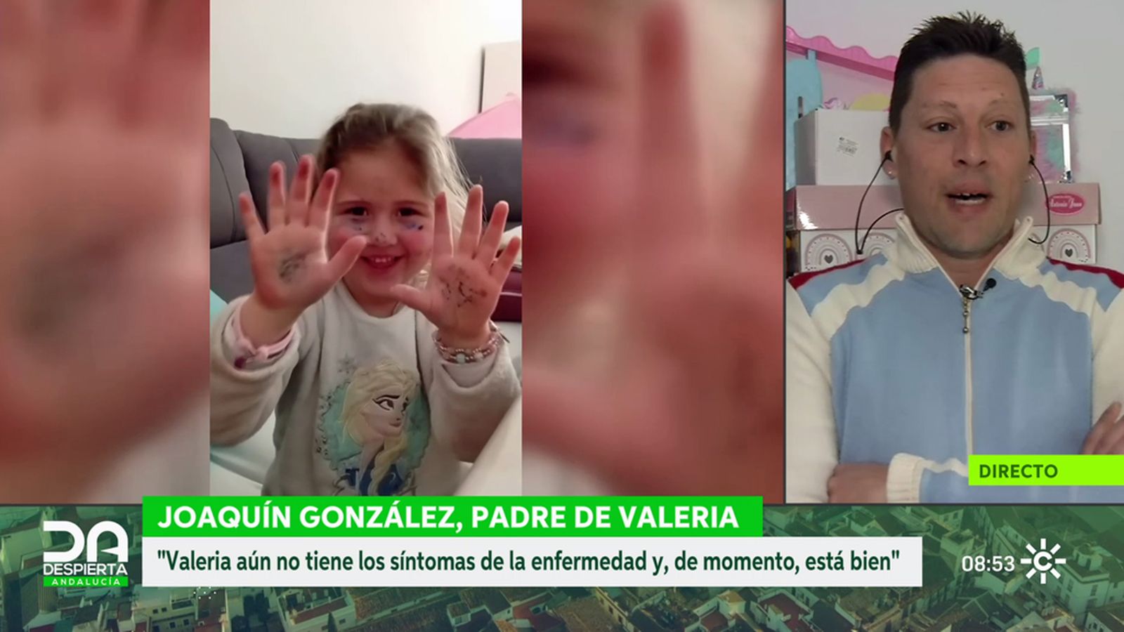 La familia de Valeria busca fondos para un estudio que alargaría su esperanza de vida