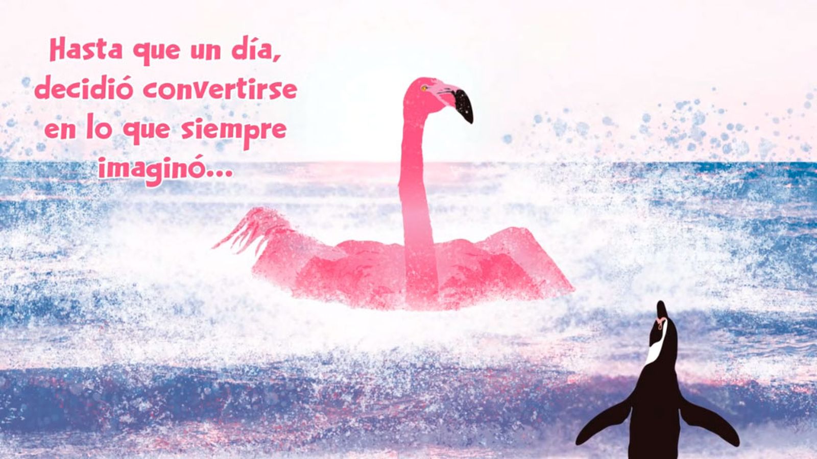 'Flam', el pingüino flamenco, un cuento que transmite la autoaceptación y la superación personal
