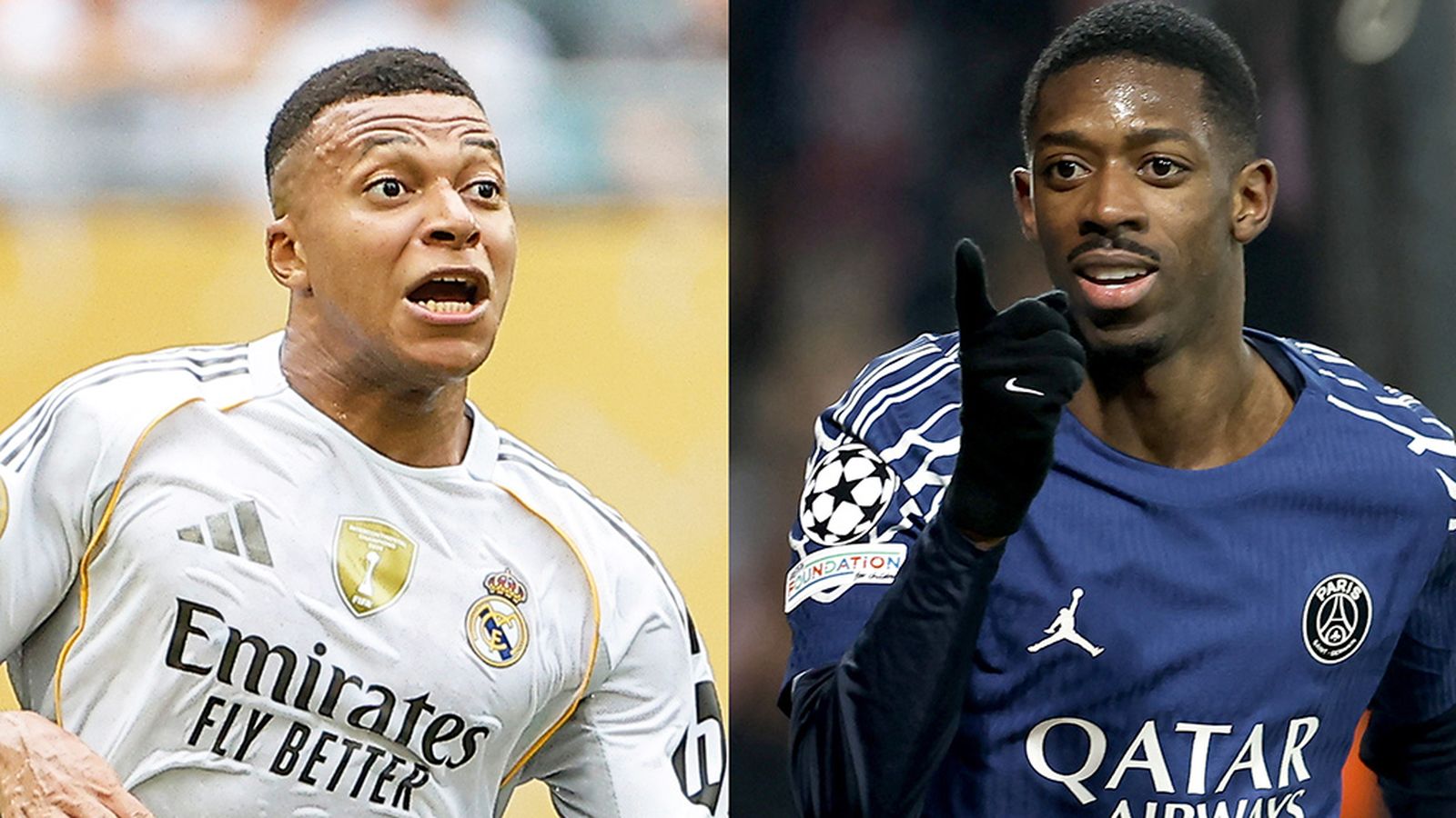 Mbappé y Dembélé