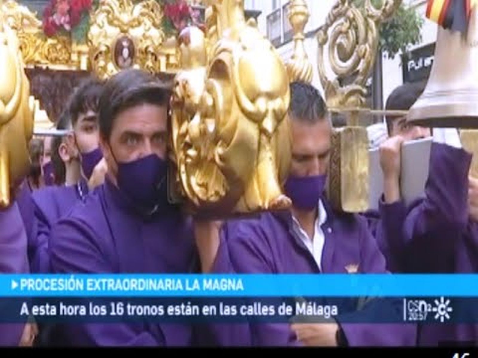 Procesión Magna en Málaga 2021