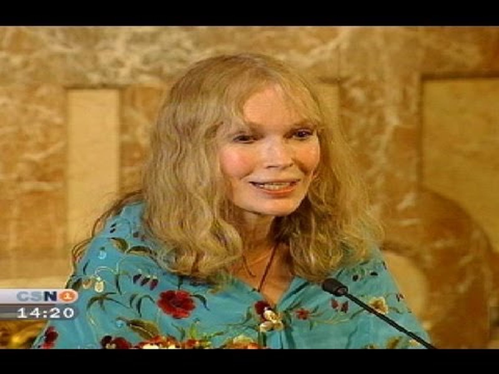 Mia Farrow en Sevilla (2007)