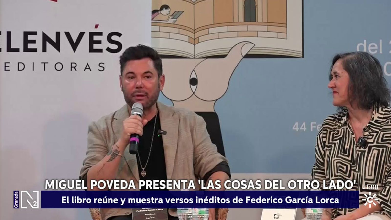 Miguel Poveda presenta un poema inédito atribuido a Lorca por una experta