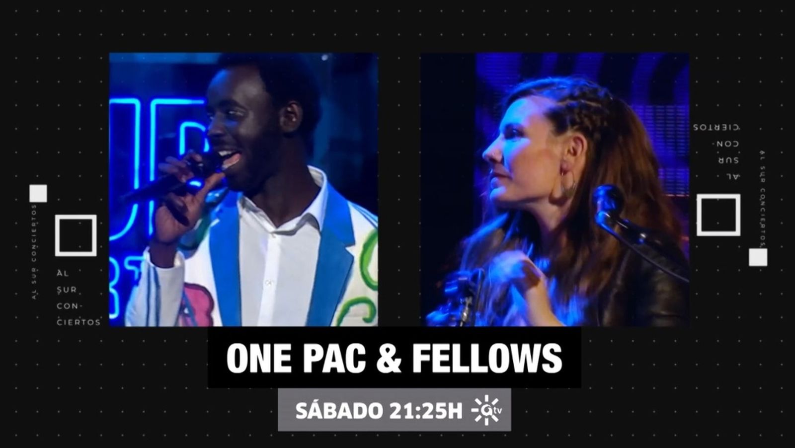 Al Sur Conciertos One Pac and Fellow 22/04/23 promo