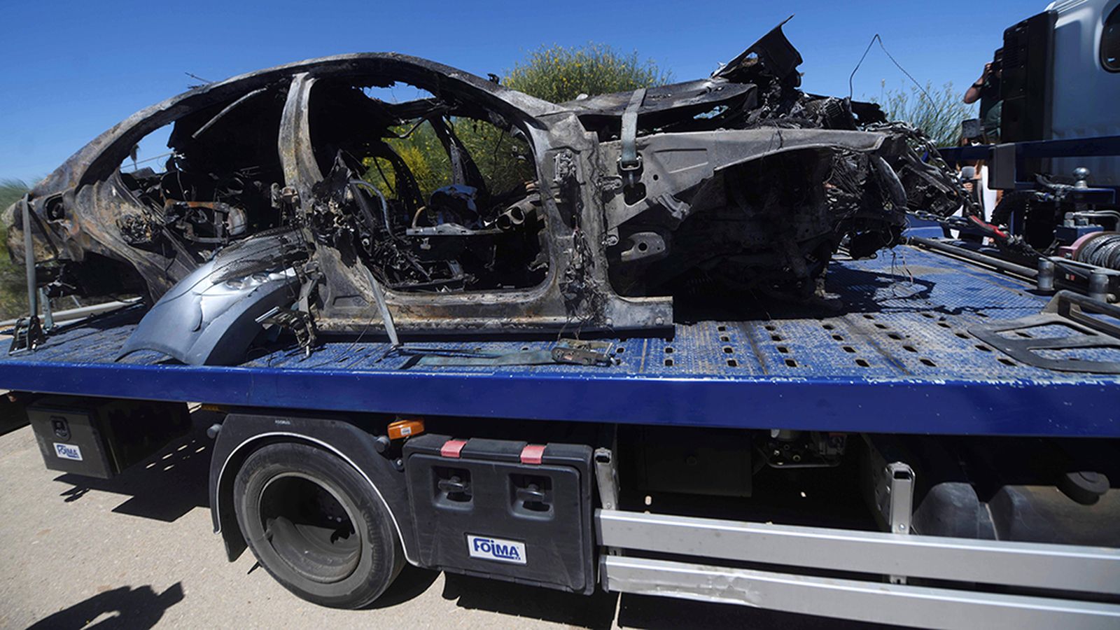 Reyes coche accidente 1025
