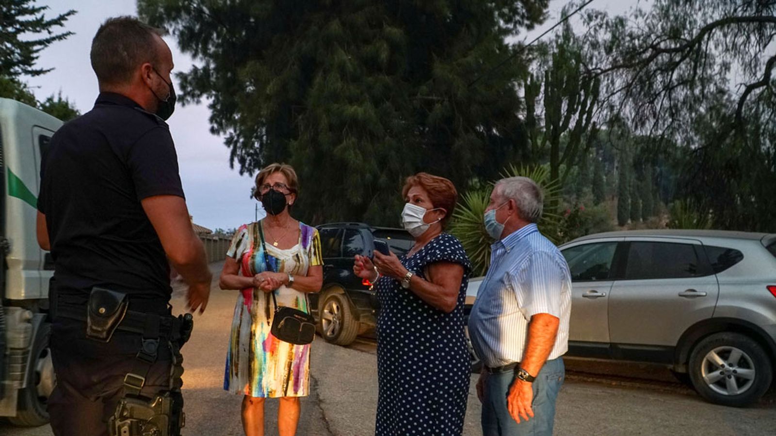 Afectados en Sierra Bermeja