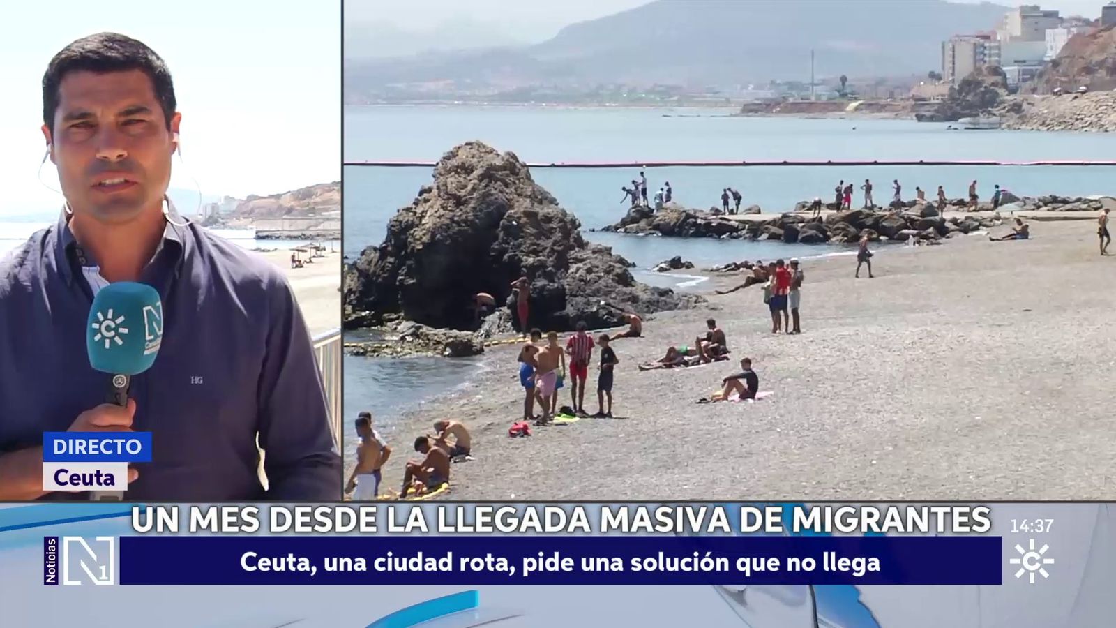 Ceuta sigue a la espera de una solución, un mes después
