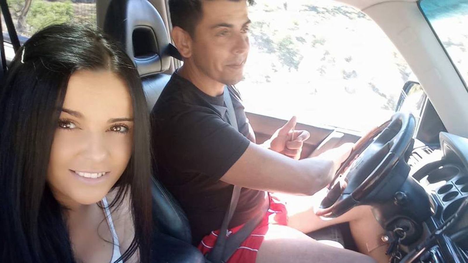 Dana Leonte y su novio Sergio Ruiz