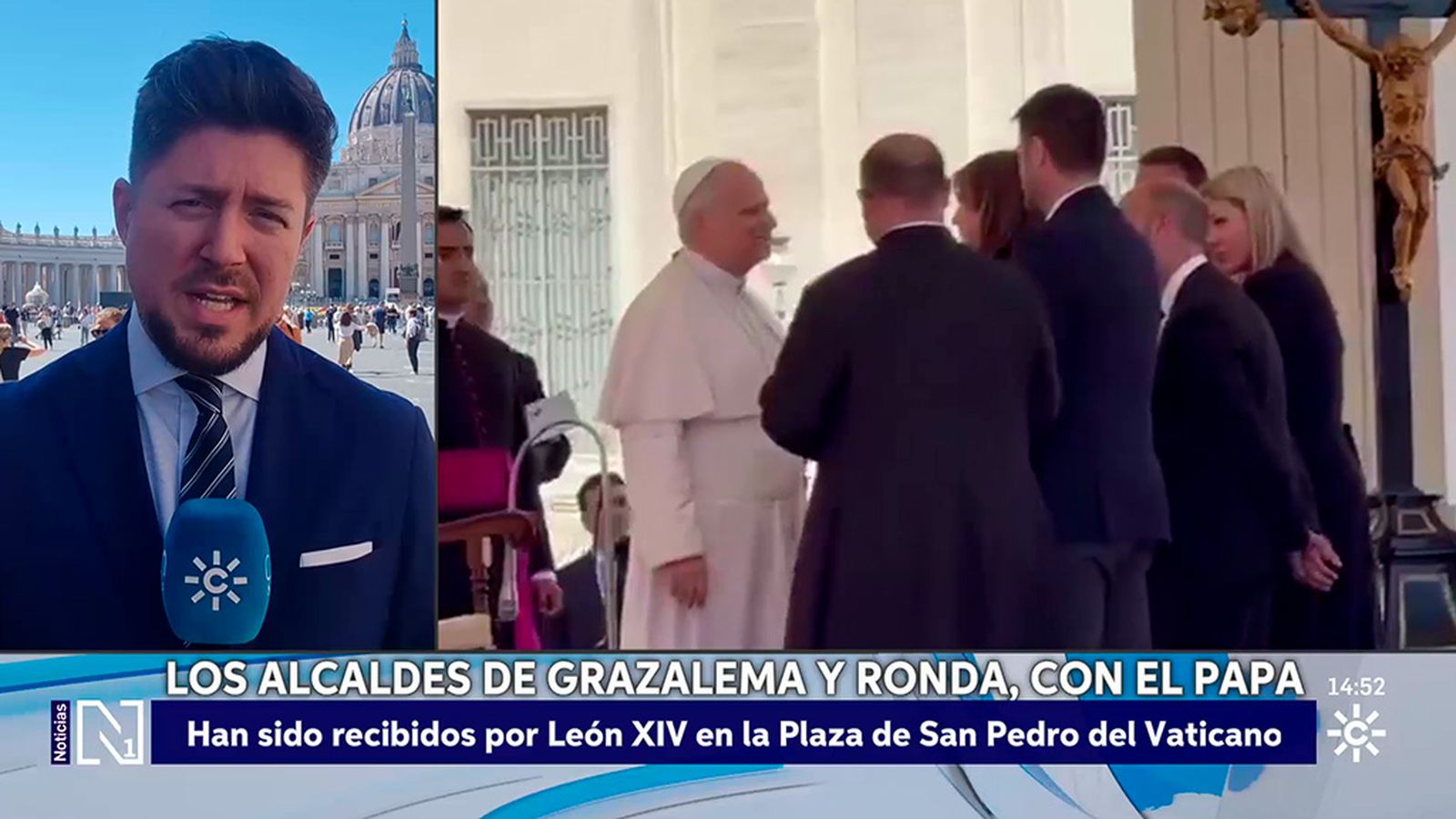 Los alcaldes de Grazalema y Ronda agradecen al papa su cercanía con los afectados por las inundaciones