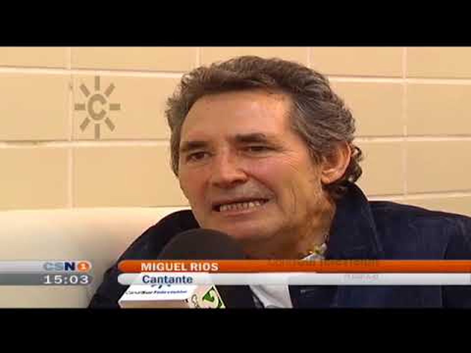 Miguel Rios anfitrión en la Alhambra y ensayo del Bye Bye Ríos