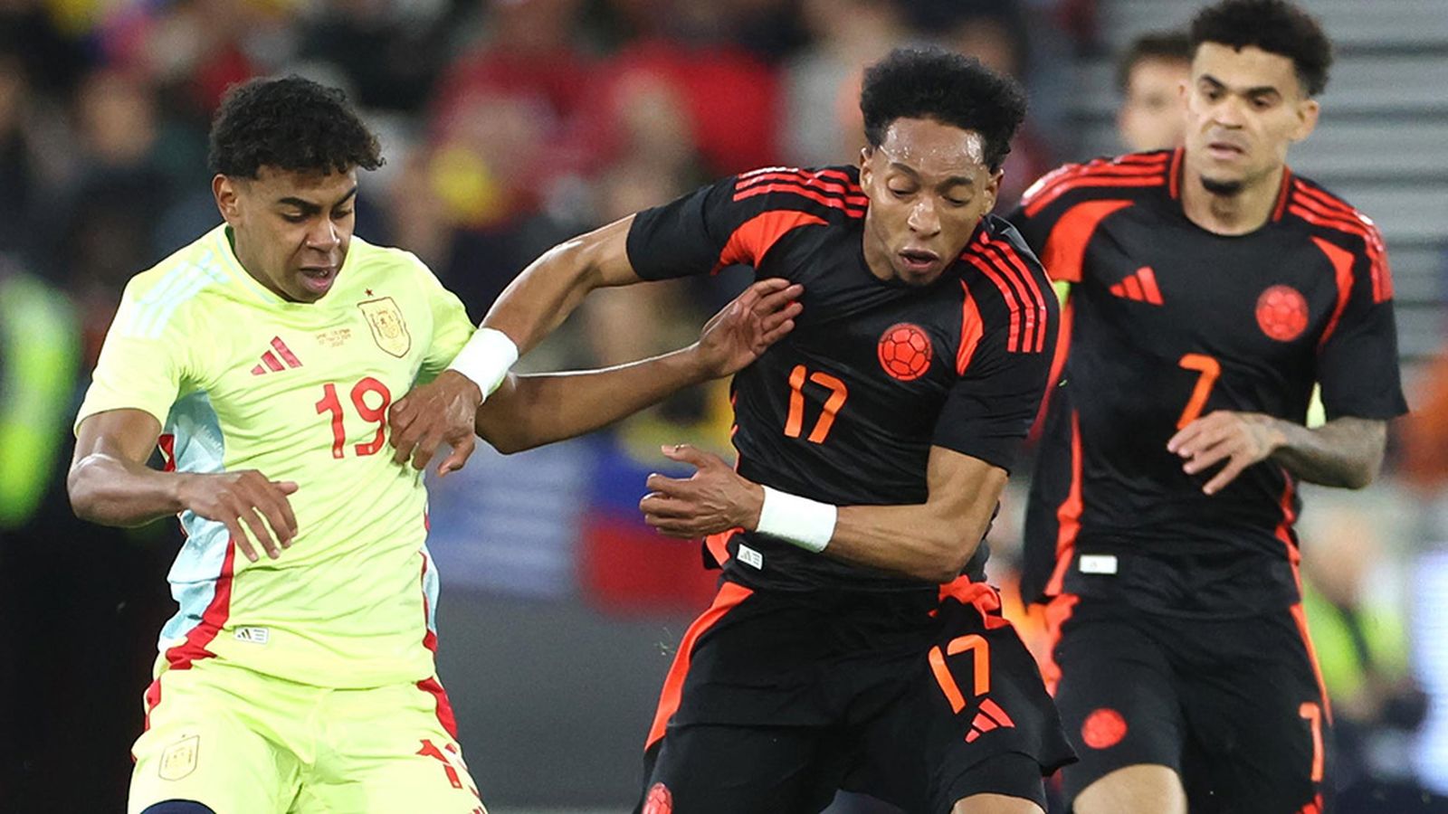 Lamine en el España Colombia