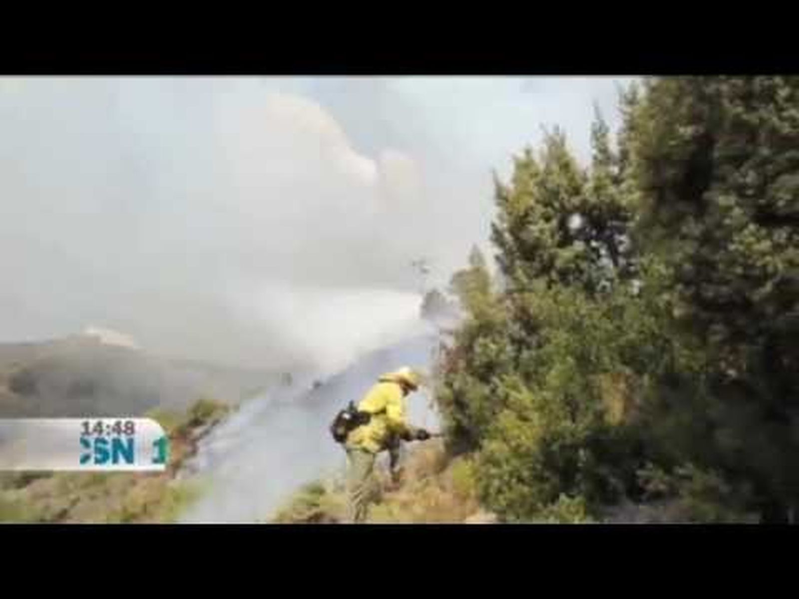 Incendio forestal en la Costa del Sol en 2012, el más virulento de Andalucía