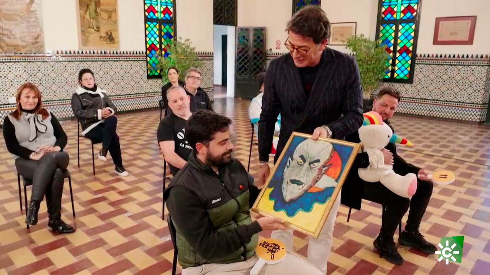Vendido en subasta un cuadro dibujado por Antonio Flores de adolescente