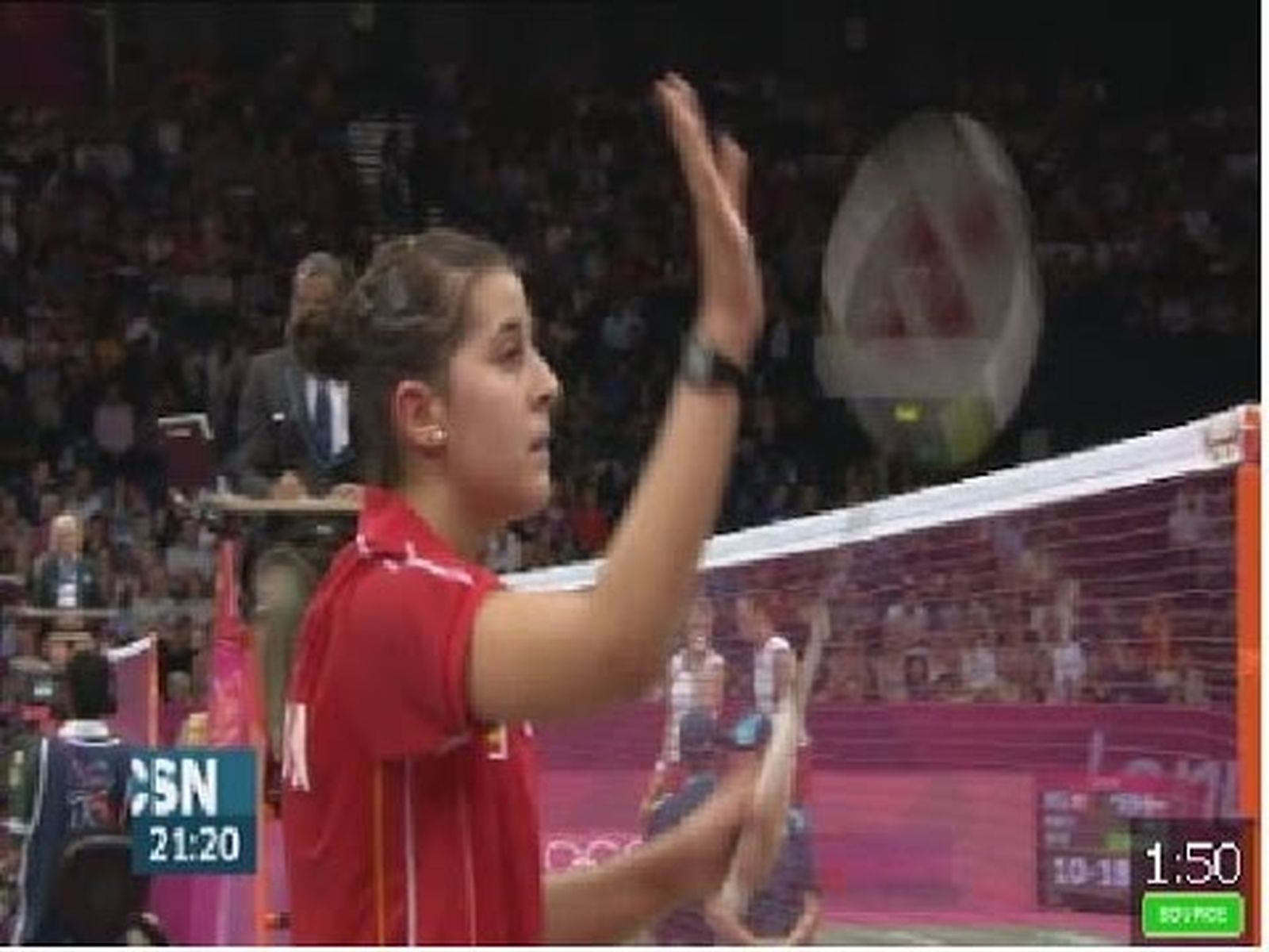 Carolina Marín campeona europea de bádminton en 2014