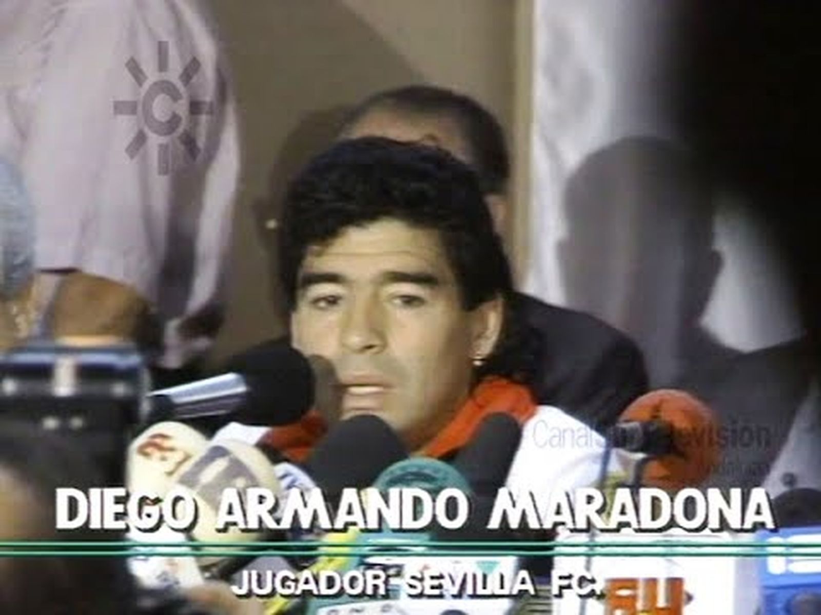 Maradona ficha por el Sevilla (1992)