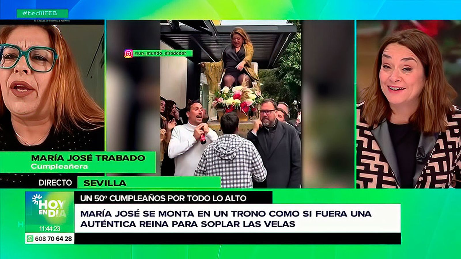 En procesión por el barrio de Triana para celebrar sus 50 años