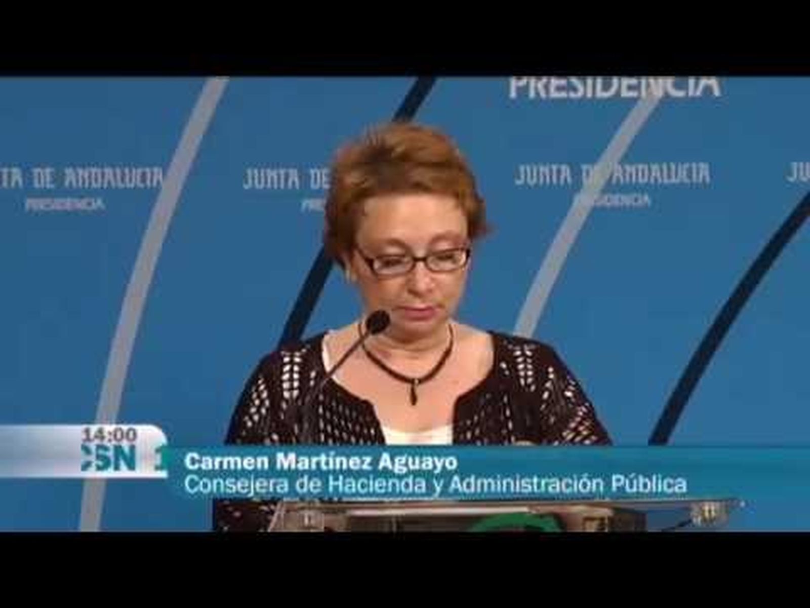 Plan de ajuste en Andalucía: menos sueldo y más horas de trabajo (2012)
