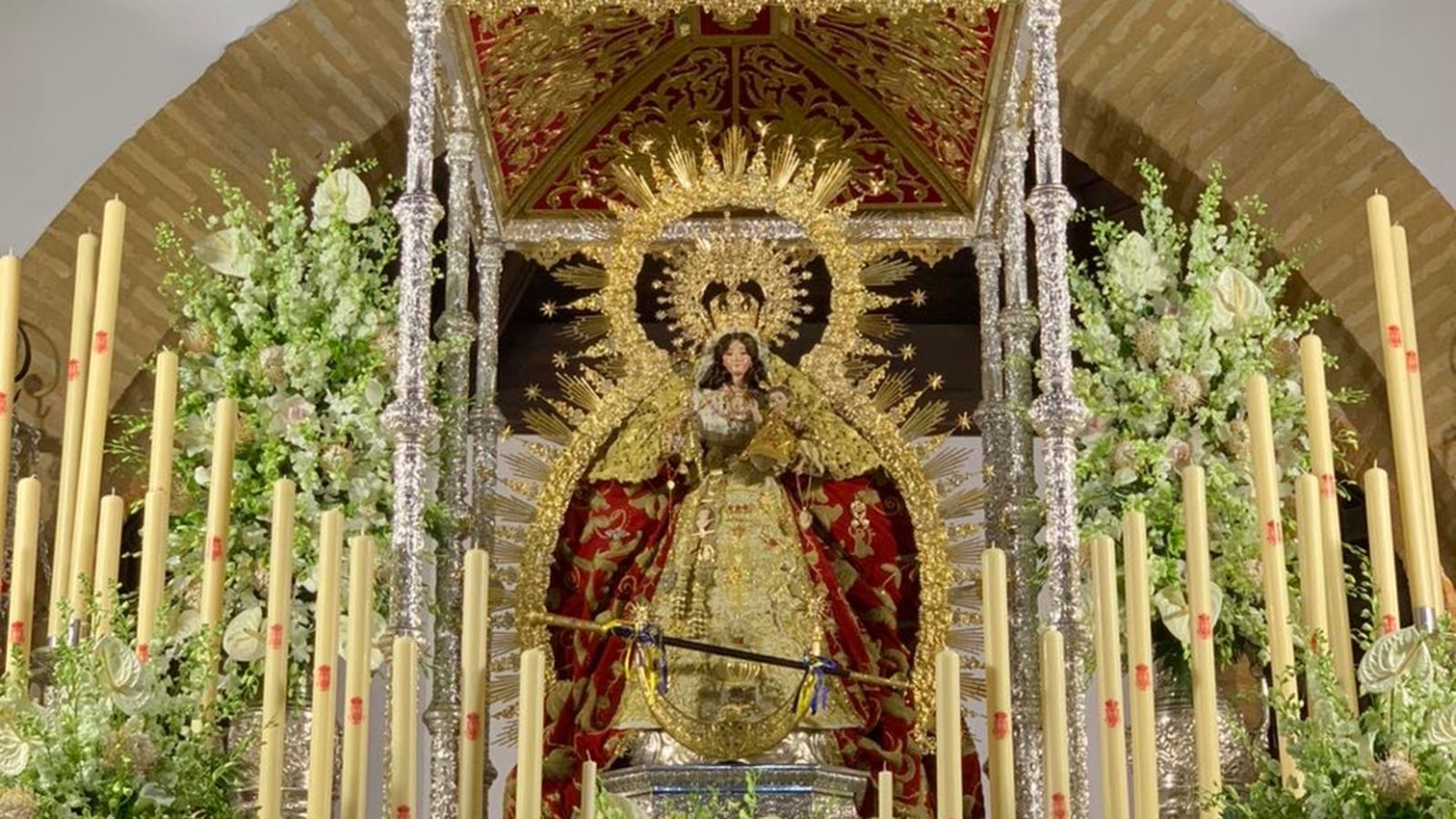 Misa virgen Montemayor Moguer Huelva