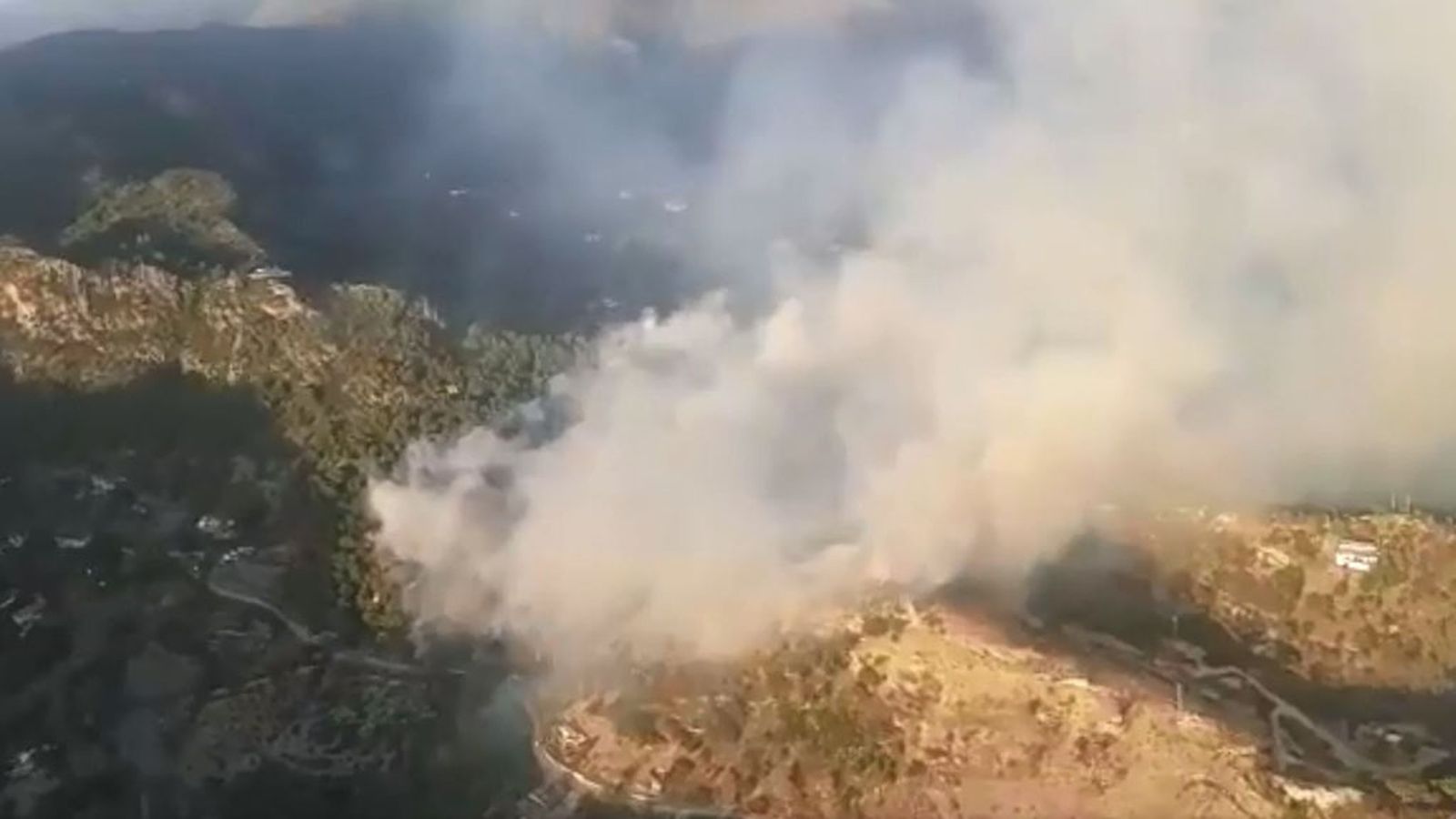 Incendio forestal Casares captura