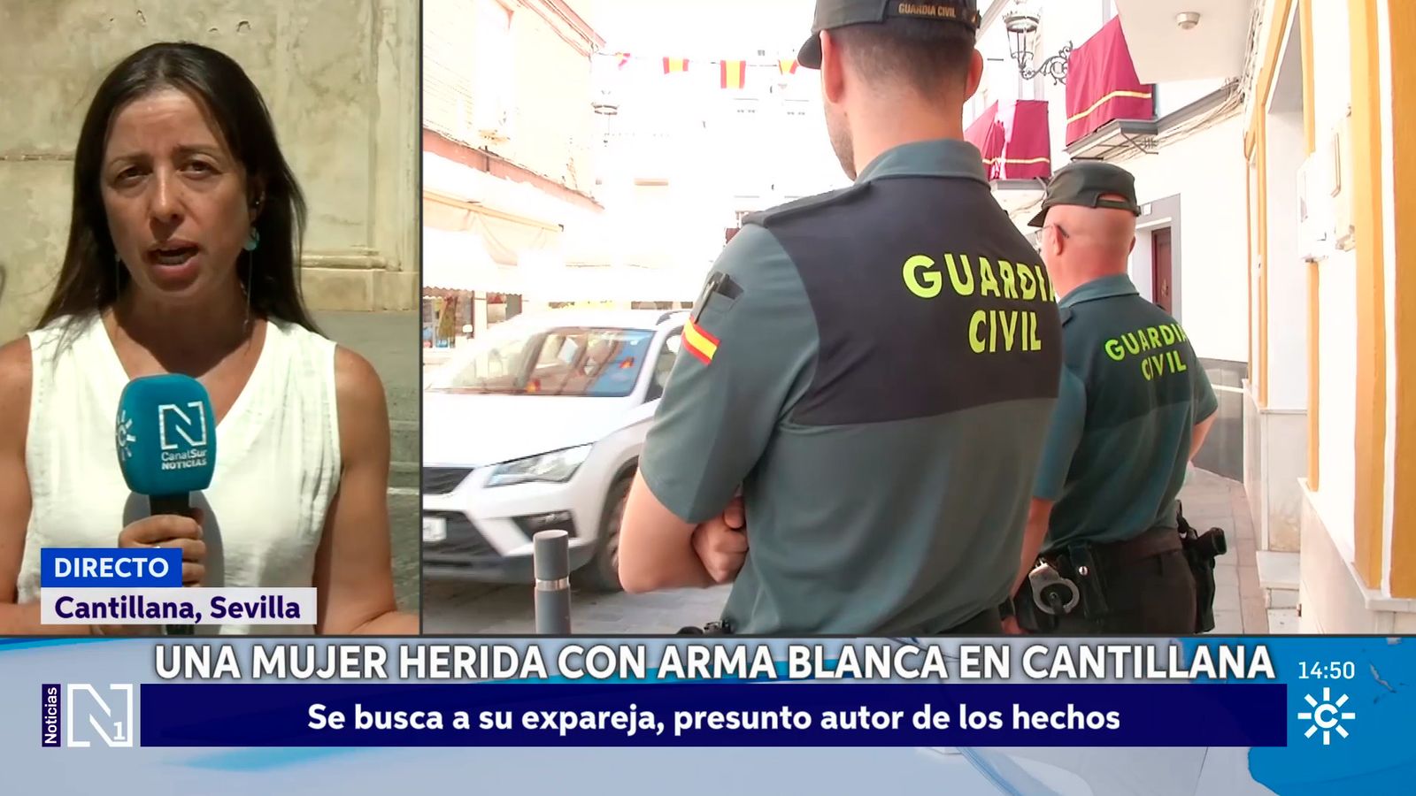 Detenido por agredir a su expareja en Cantillana