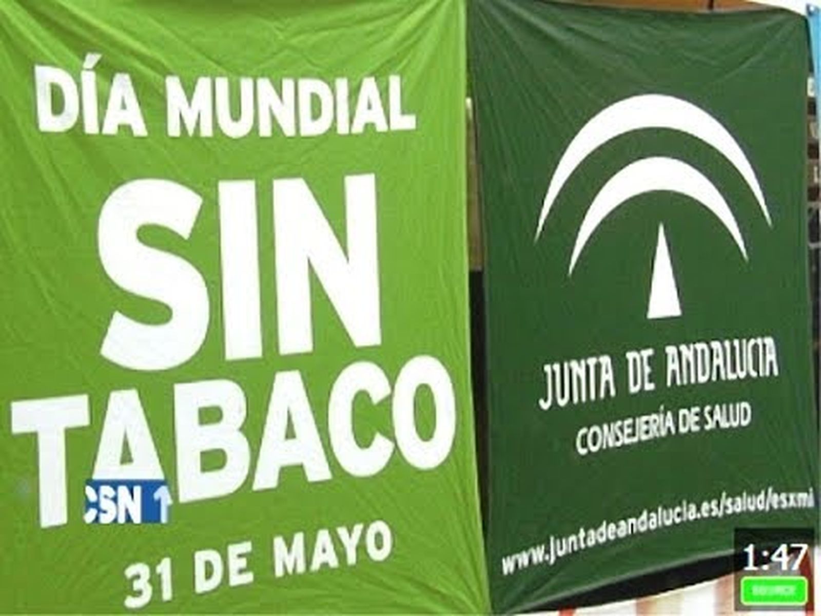 Día Mundial sin tabaco
