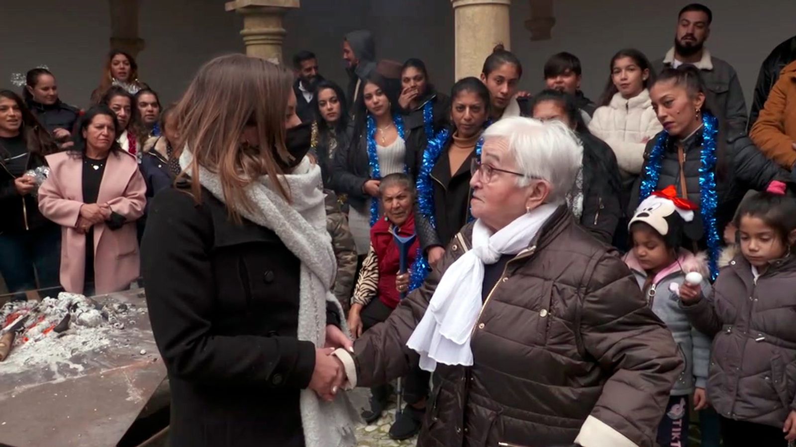 El emotivo regreso de Rafaela Guzmán a Montefrío después de dos años sin poder ir
