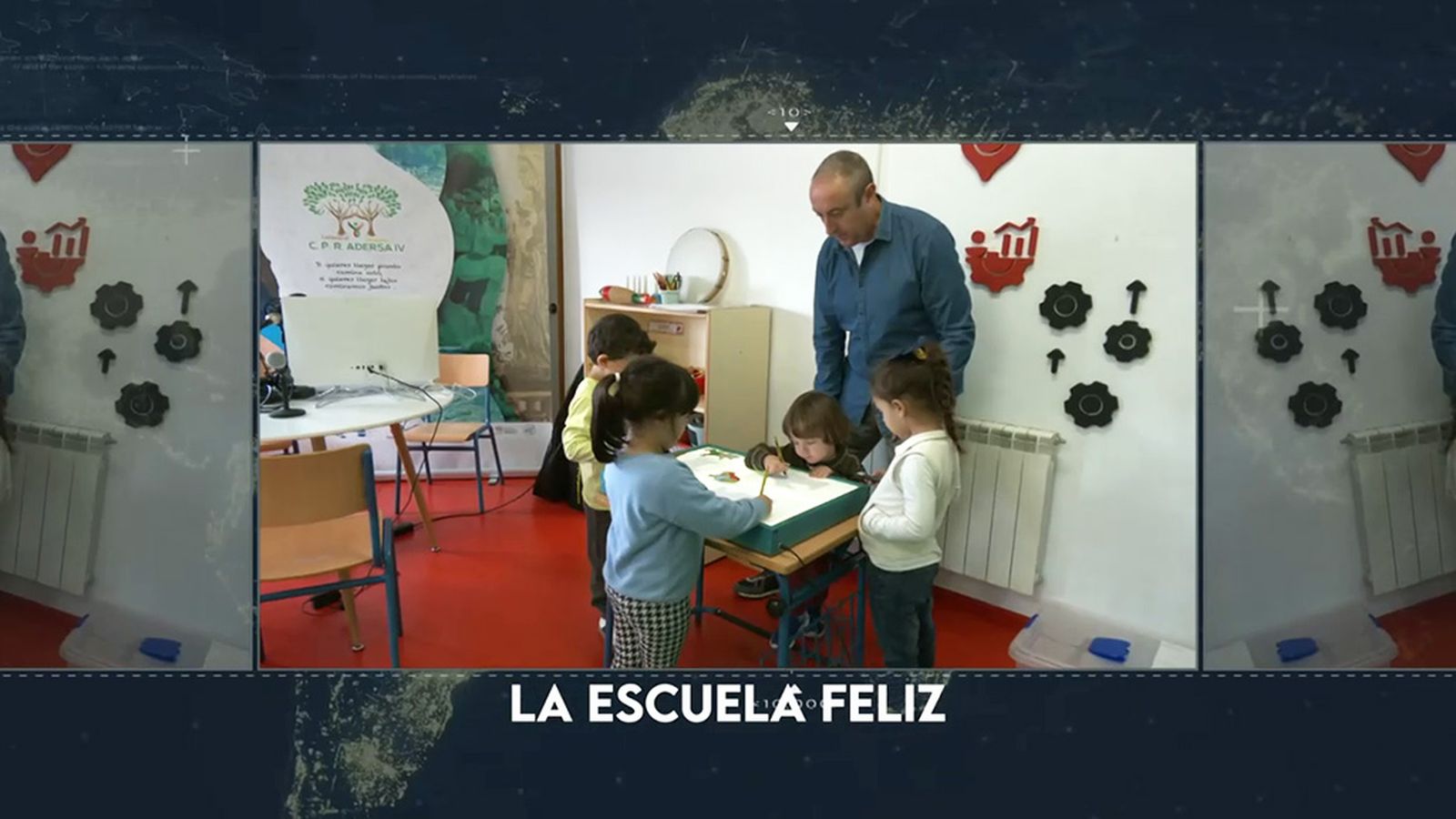 Escuela rural en Los Reporteros