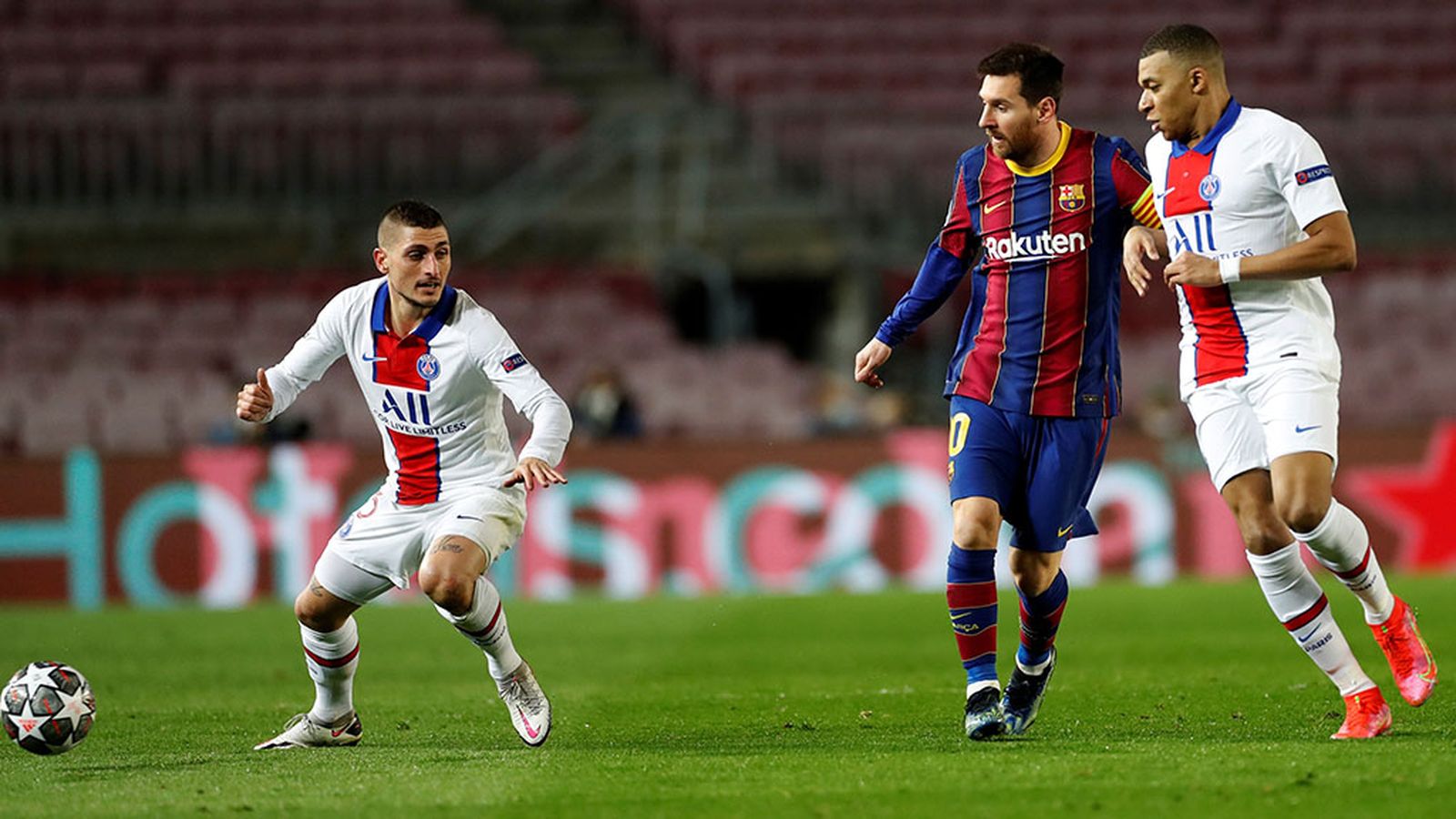 Messi y Mbapé