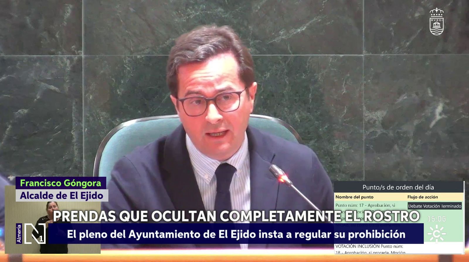 El Ejido pide prohibir el burka