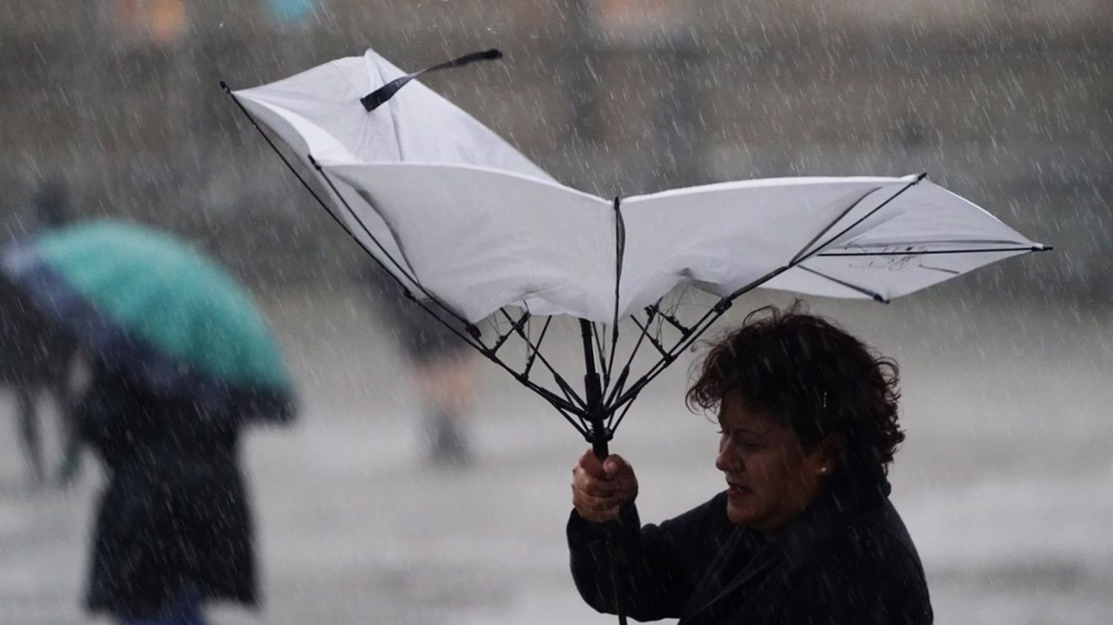 Temporal de viento y lluvia
