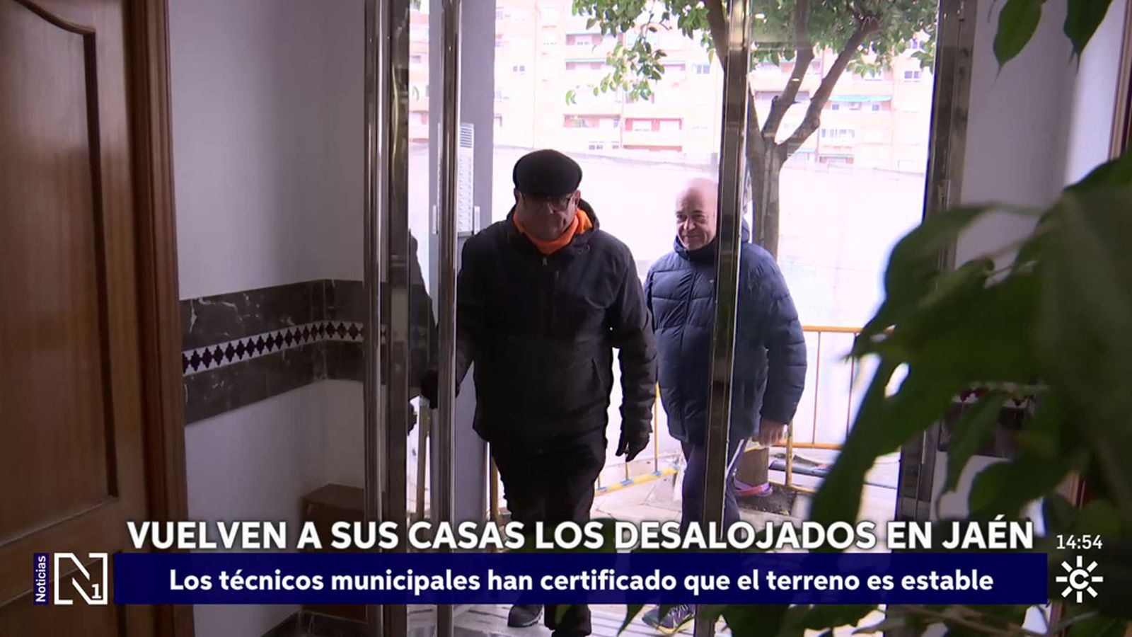Los desalojados de Jaén vuelven a sus casas