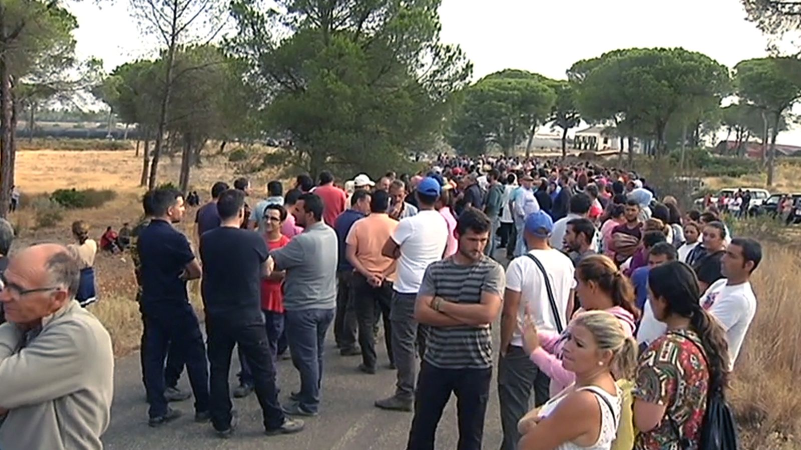 Protesta sellado pozos Condado