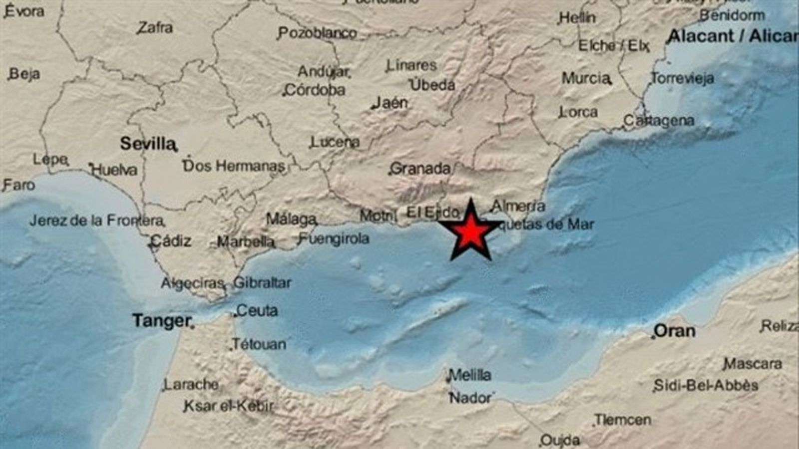 Terremoto La Mojonera Almería